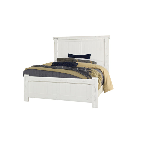 Vaughan-Bassett Yellowstone 784 King American Dovetail Bed with MS2 - White IMAGE 1