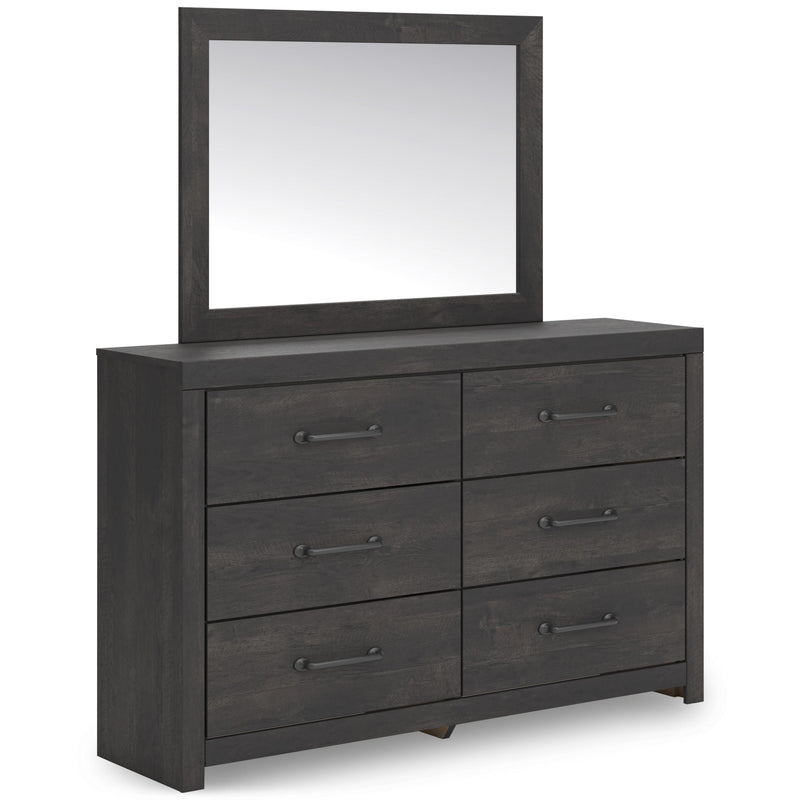 Signature Design by Ashley Hollivern 6-Drawer Dresser with Mirror PCB2108-31/PCB2108-36 IMAGE 1