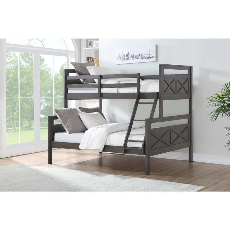 Donco Trading Company Kids Beds Bunk Bed 0518-TFRG IMAGE 1