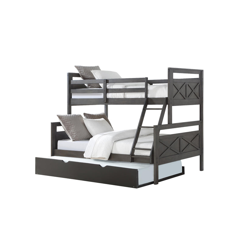 Donco Trading Company Kids Beds Bunk Bed 0518-TFRG_503-BK IMAGE 2