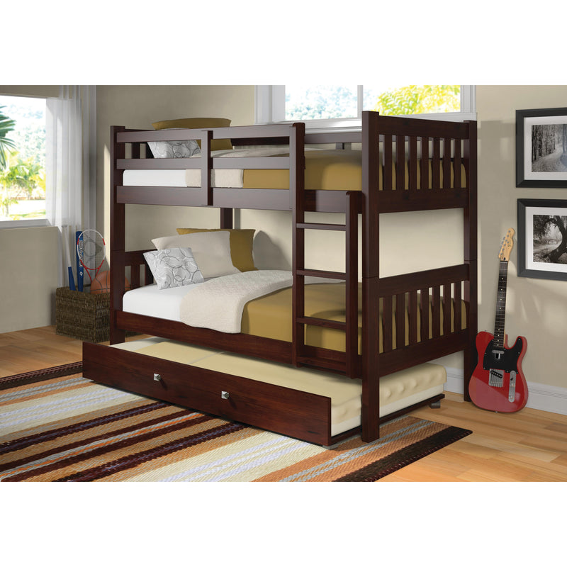 Donco Trading Company Kids Beds Bunk Bed 1010-3TTCP_503-CP IMAGE 1