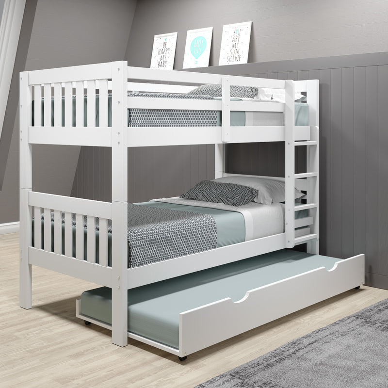 Donco Trading Company Kids Beds Bunk Bed 1010-3TTW_503-W IMAGE 1