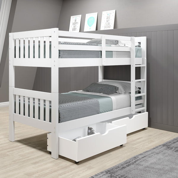 Donco Trading Company Kids Beds Bunk Bed 1010-3TTW_505-W IMAGE 1