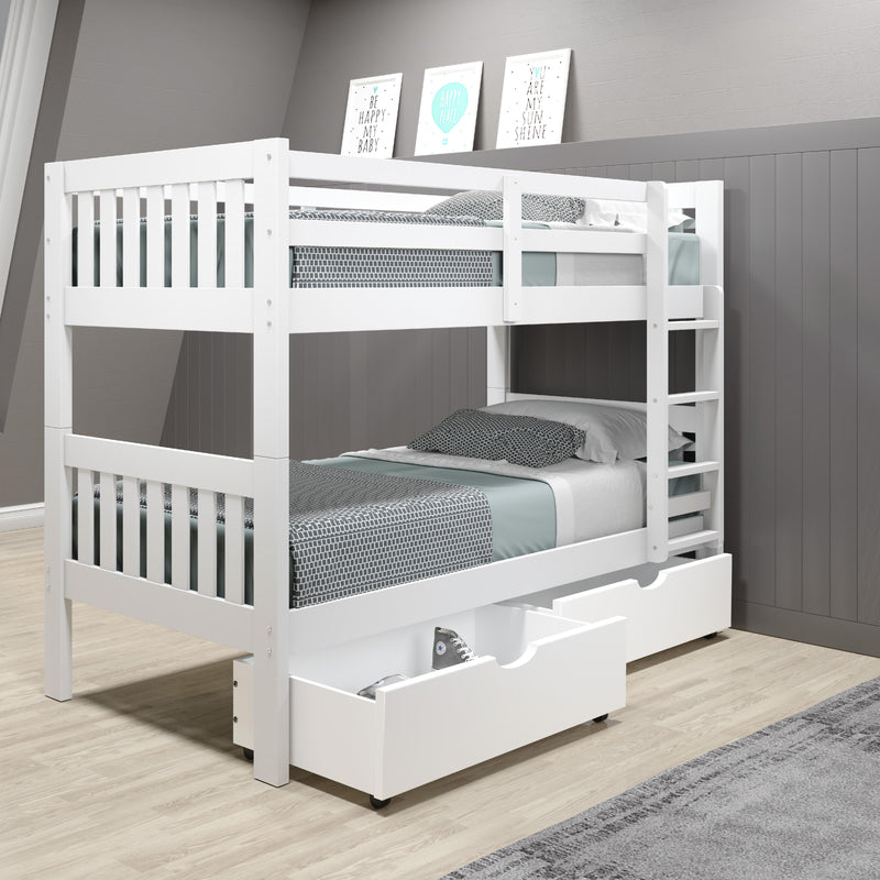 Donco Trading Company Kids Beds Bunk Bed 1010-3TTW_505-W IMAGE 1