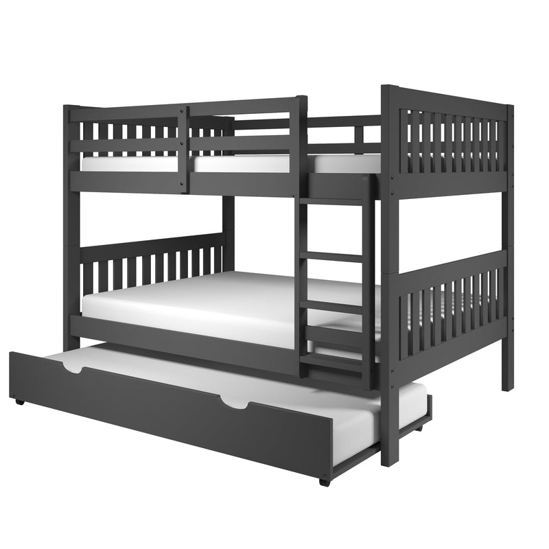 Donco Trading Company Kids Beds Bunk Bed 1015-3FFDG_503-DG IMAGE 2