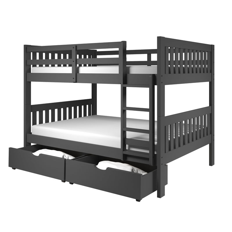 Donco Trading Company Kids Beds Bunk Bed 1015-3FFDG_505-DG IMAGE 2