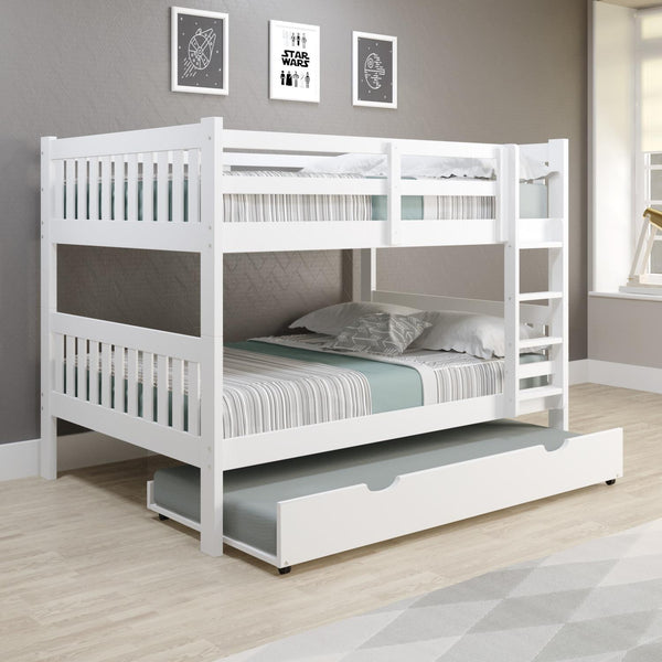 Donco Trading Company Kids Beds Bunk Bed 1015-3FFW_503-W IMAGE 1