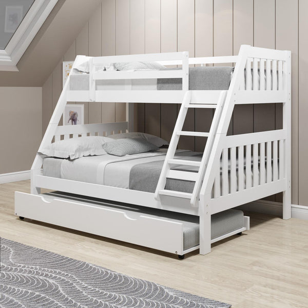 Donco Trading Company Kids Beds Bunk Bed 1018-3TFW_503-W IMAGE 1