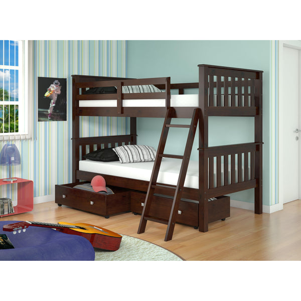 Donco Trading Company Kids Beds Bunk Bed 120-1-TTCP_505-CP IMAGE 1