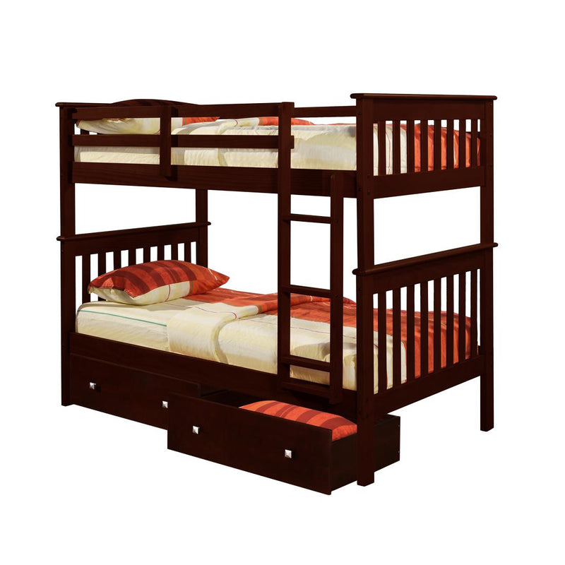 Donco Trading Company Kids Beds Bunk Bed 120-3-TTCP_505-CP IMAGE 2