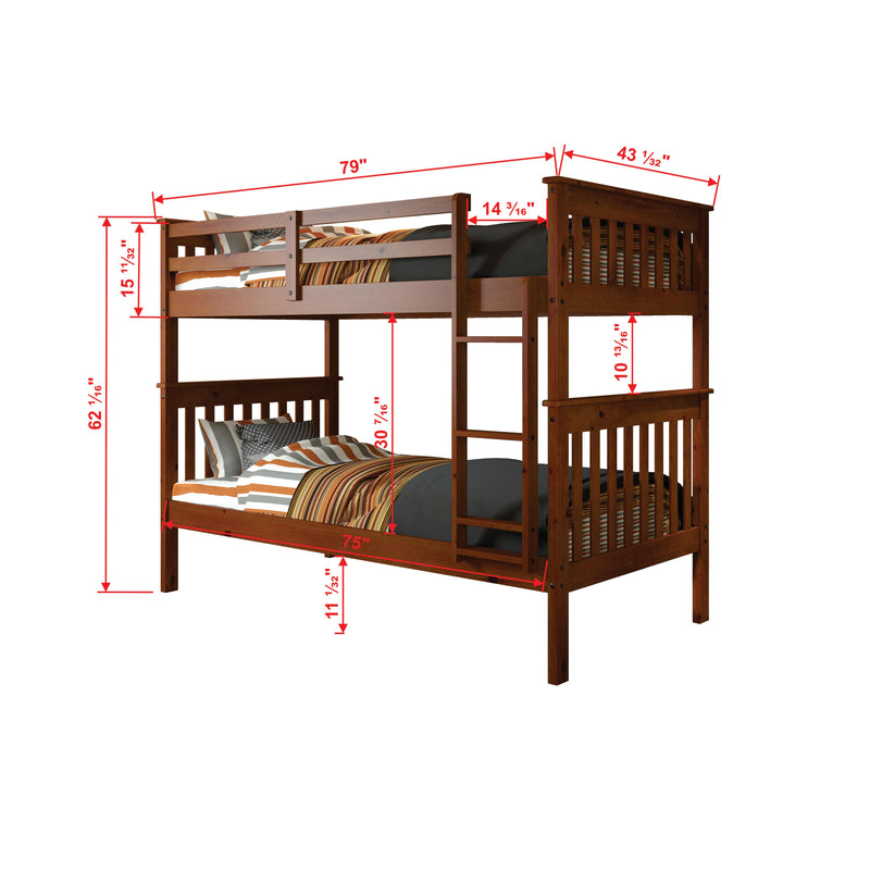 Donco Trading Company Kids Beds Bunk Bed 120-3-TTE IMAGE 5