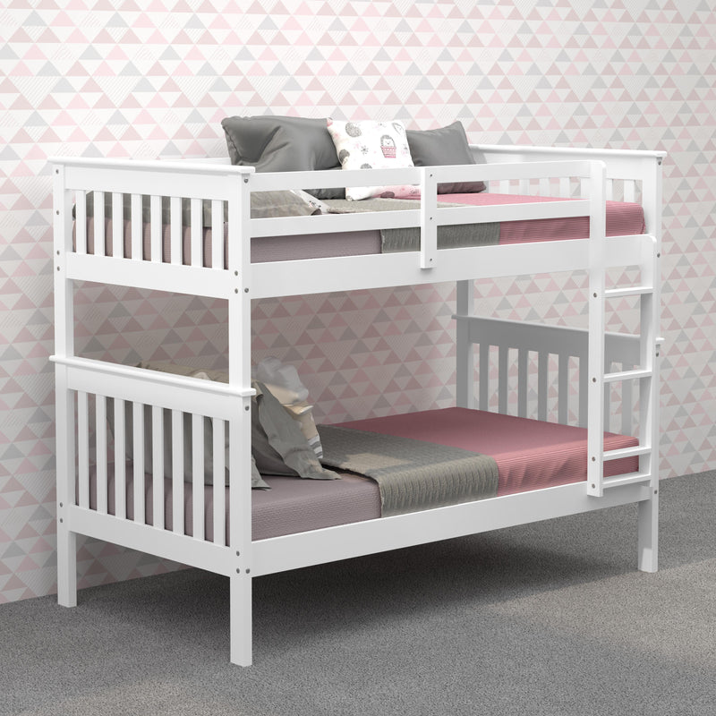 Donco Trading Company Kids Beds Bunk Bed 120-3-TTWH IMAGE 3