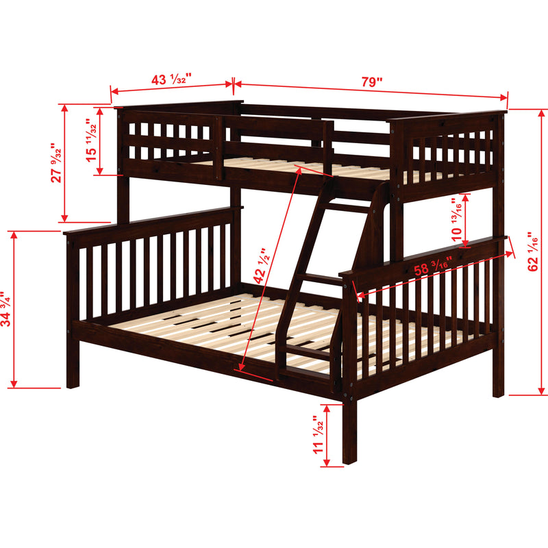 Donco Trading Company Kids Beds Bunk Bed 122-3-TFCP IMAGE 9