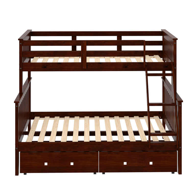 Donco Trading Company Kids Beds Bunk Bed 122-3-TFCP_505-CP IMAGE 6