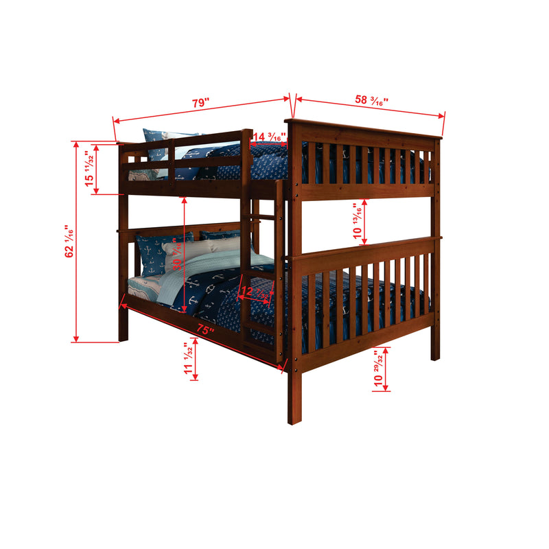 Donco Trading Company Kids Beds Bunk Bed 123-3-FFE IMAGE 4