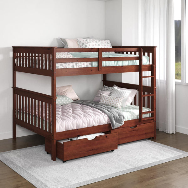 Donco Trading Company Kids Beds Bunk Bed 123-3-FFE_505-E IMAGE 1