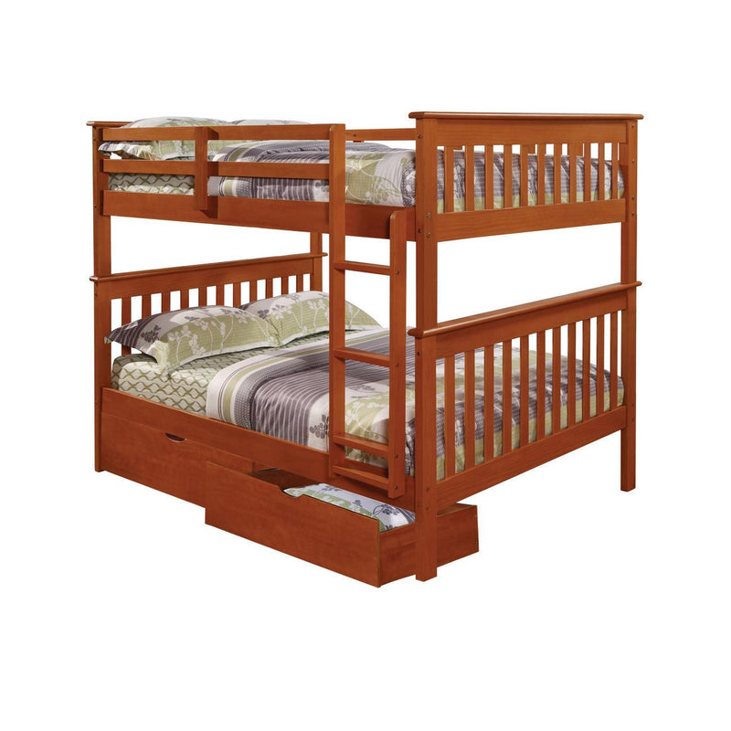 Donco Trading Company Kids Beds Bunk Bed 123-3-FFE_505-E IMAGE 2