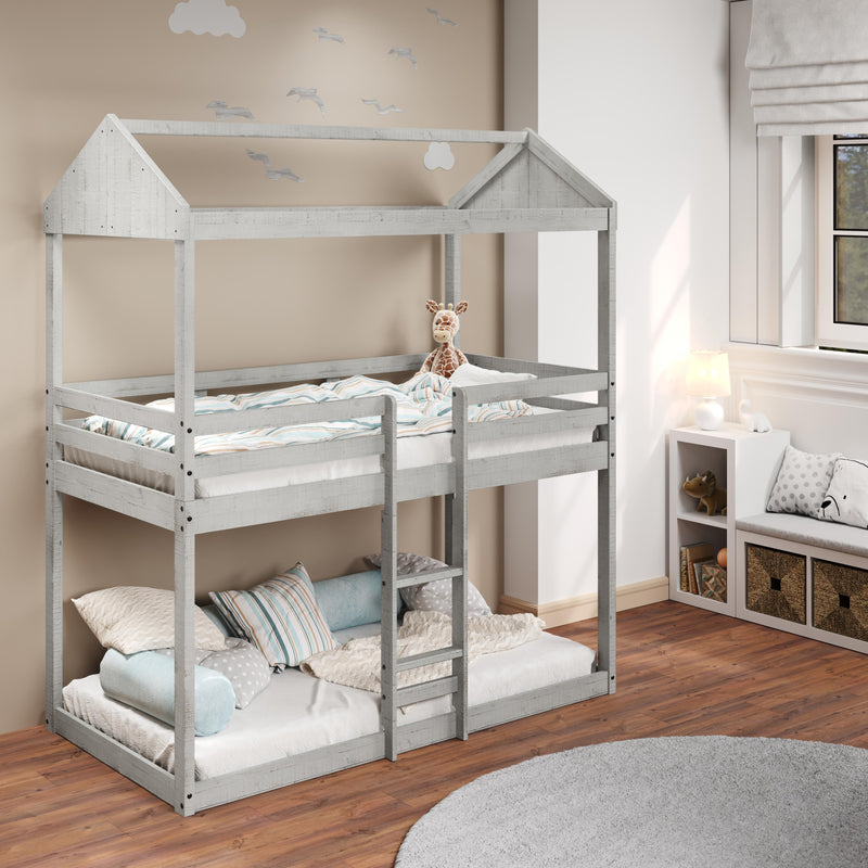 Donco Trading Company Kids Beds Bunk Bed 1270-TTLG IMAGE 2