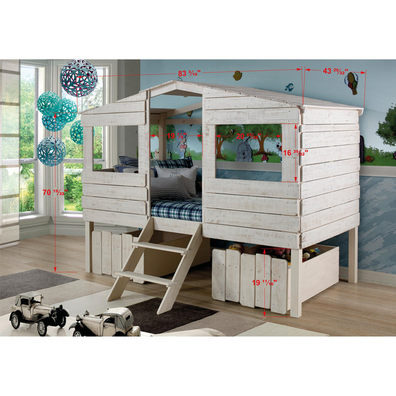 Donco Trading Company Kids Beds Loft Bed 1380-TLRS_1381-RS IMAGE 5