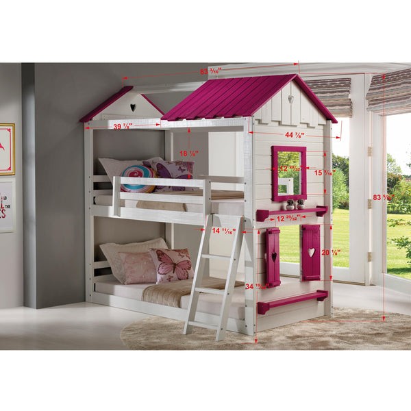 Donco Trading Company Kids Beds Bunk Bed 1570-TTWP IMAGE 1