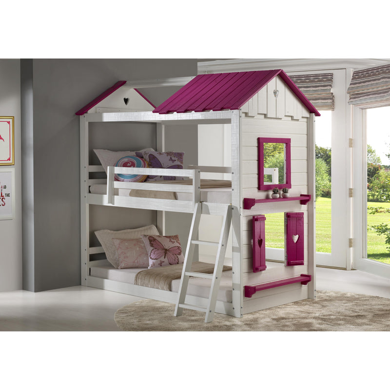 Donco Trading Company Kids Beds Bunk Bed 1570-TTWP IMAGE 2