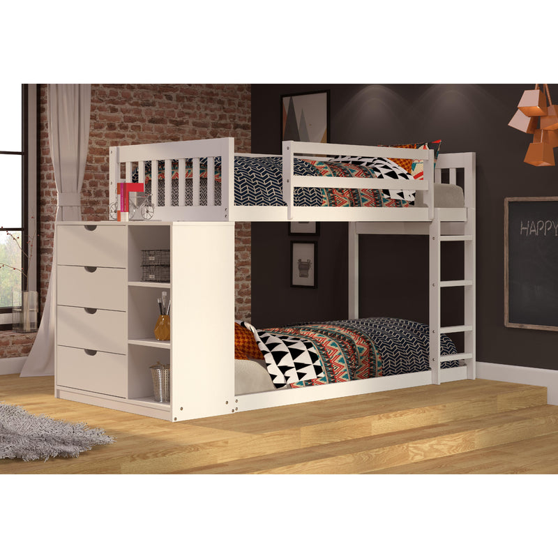 Donco Trading Company Kids Beds Bunk Bed 1600-TTW IMAGE 1