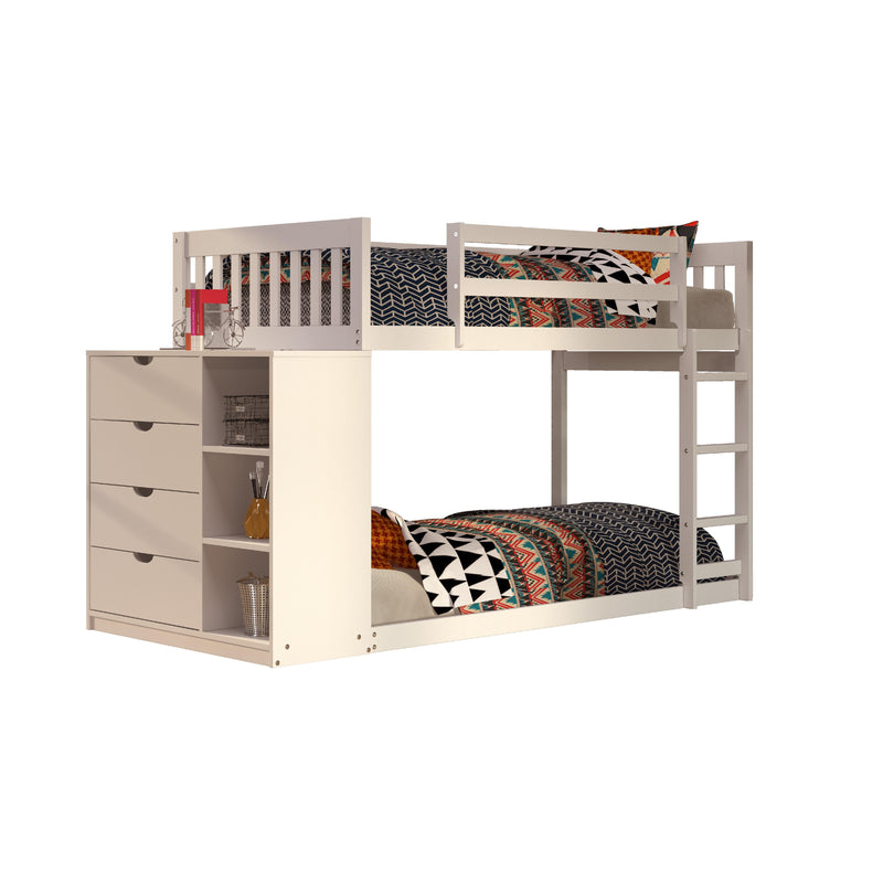 Donco Trading Company Kids Beds Bunk Bed 1600-TTW IMAGE 2