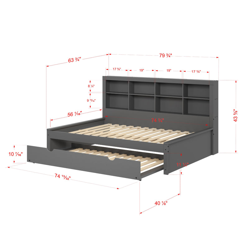 Donco Trading Company Kids Beds Bed 1733-FDG_503-DG IMAGE 8