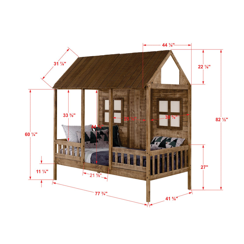 Donco Trading Company Kids Beds Loft Bed 1899-TRD_1897-RD IMAGE 5