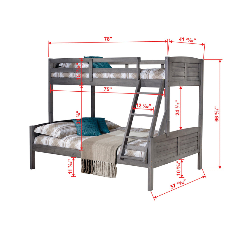 Donco Trading Company Kids Beds Bunk Bed 2012-TFAG IMAGE 8