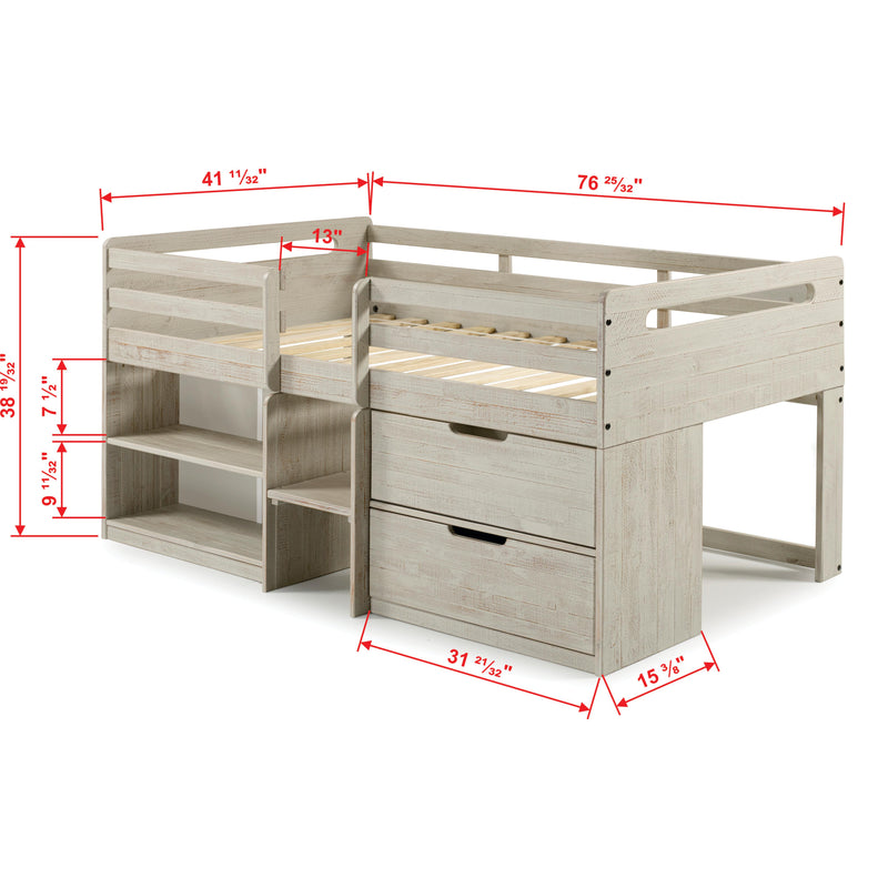 Donco Trading Company Kids Beds Loft Bed 2027-TLLG IMAGE 8