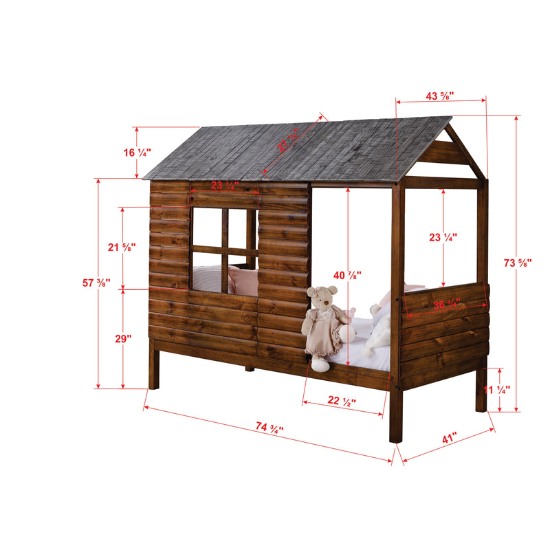 Donco Trading Company Kids Beds Loft Bed 2103-TRWRS IMAGE 7