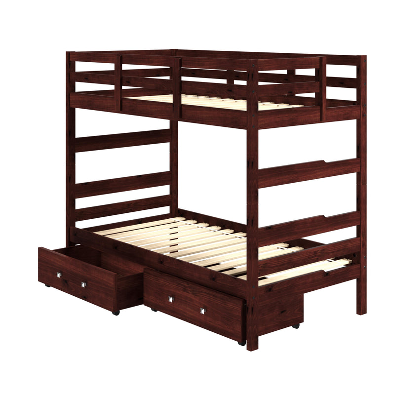 Donco Trading Company Kids Beds Bunk Bed 2305-TTCP_505-CP IMAGE 1