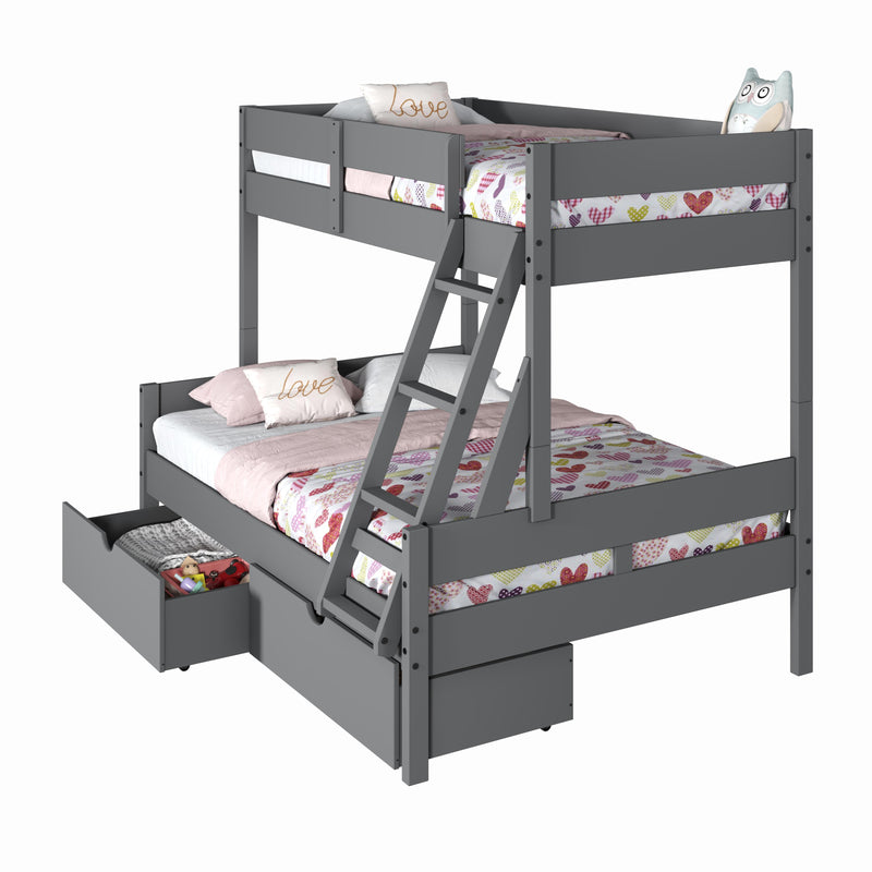 Donco Trading Company Kids Beds Bunk Bed 2316-TFDG_505-DG IMAGE 2