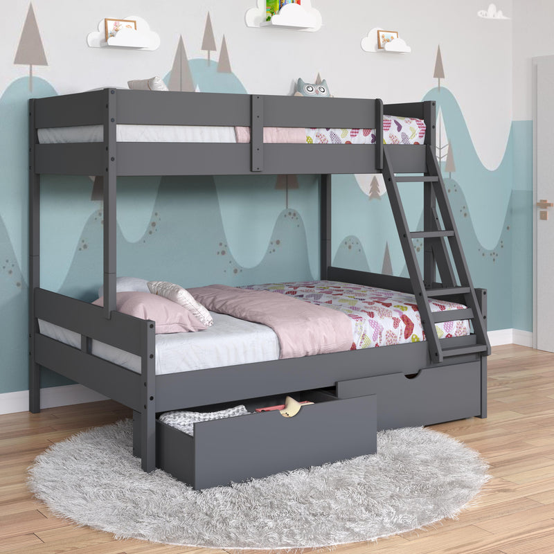 Donco Trading Company Kids Beds Bunk Bed 2316-TFDG_505-DG IMAGE 4