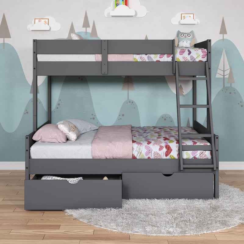 Donco Trading Company Kids Beds Bunk Bed 2316-TFDG_505-DG IMAGE 5