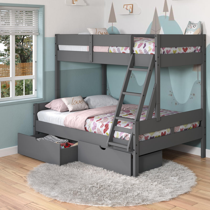 Donco Trading Company Kids Beds Bunk Bed 2316-TFDG_505-DG IMAGE 6