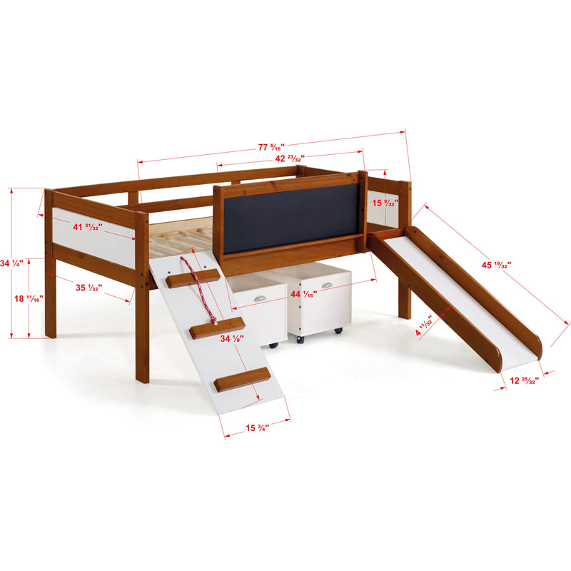 Donco Trading Company Kids Beds Loft Bed 3005-TLE_3005C-TLWWDG IMAGE 8