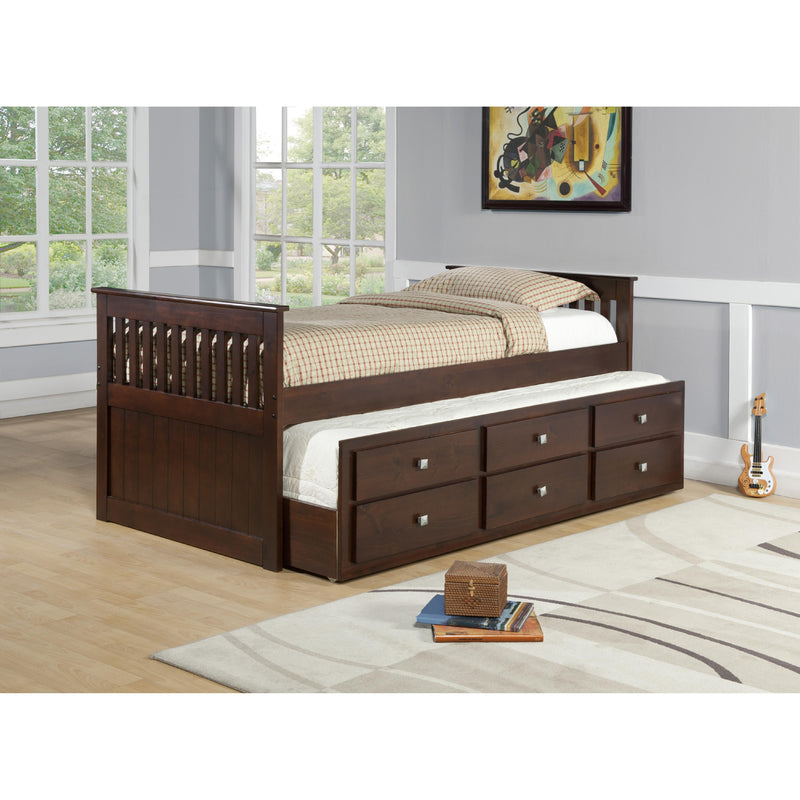 Donco Trading Company Kids Beds Trundle Bed 303-CP IMAGE 1