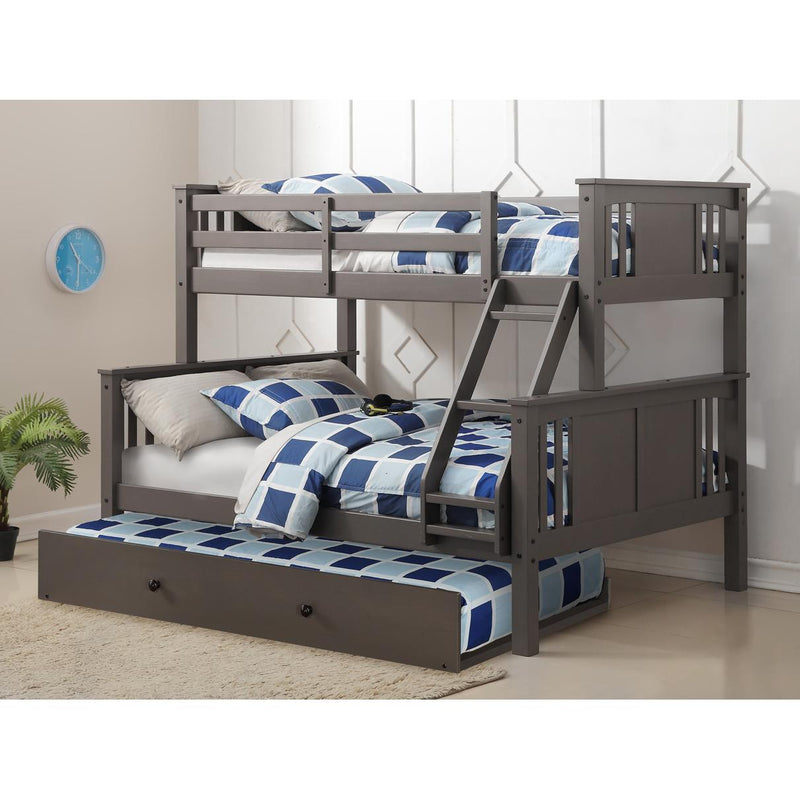 Donco Trading Company Kids Beds Bunk Bed 318-TFSG_503-SG IMAGE 1