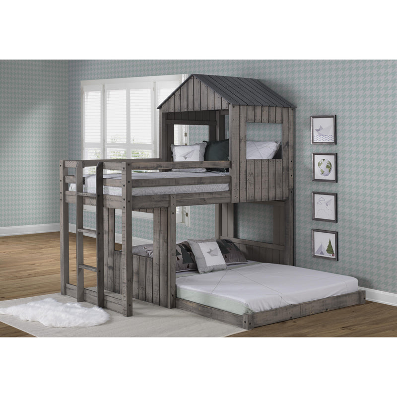 Donco Trading Company Kids Beds Bunk Bed 3344-TFRDG IMAGE 2