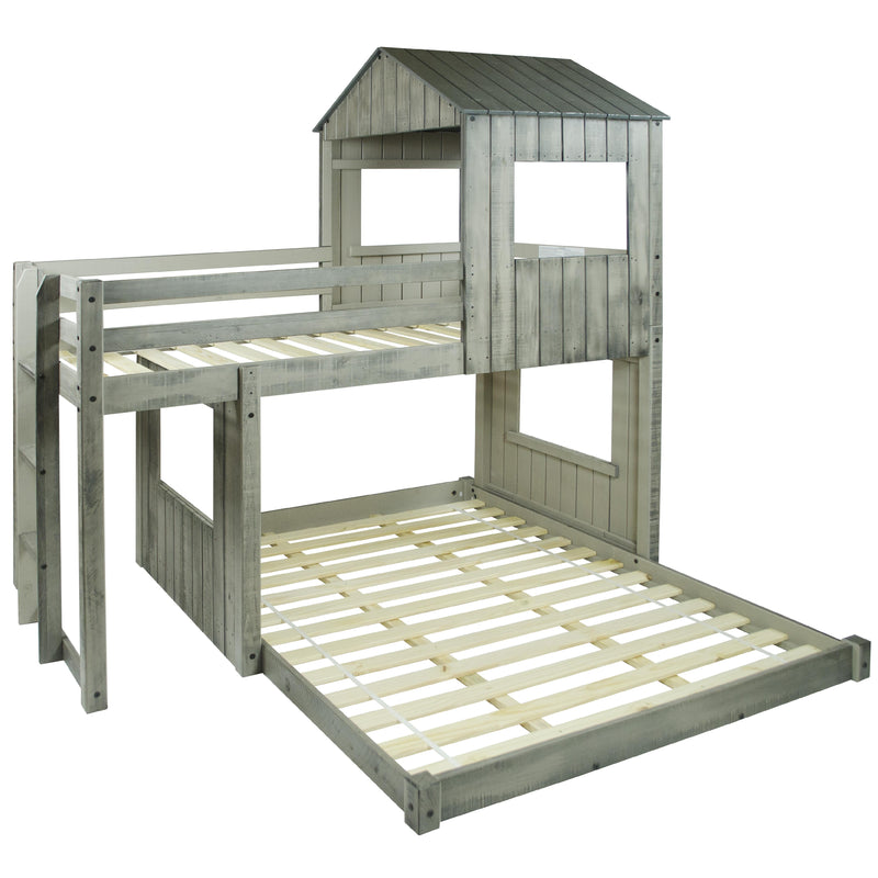 Donco Trading Company Kids Beds Bunk Bed 3344-TFRDG IMAGE 4