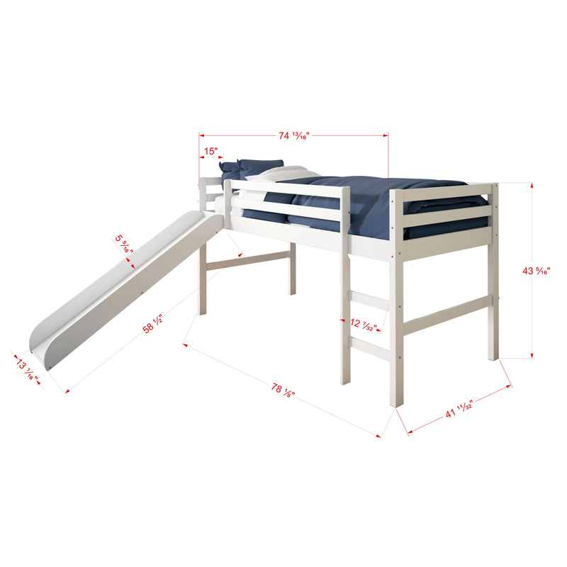 Donco Trading Company Kids Beds Loft Bed 750-TW IMAGE 3