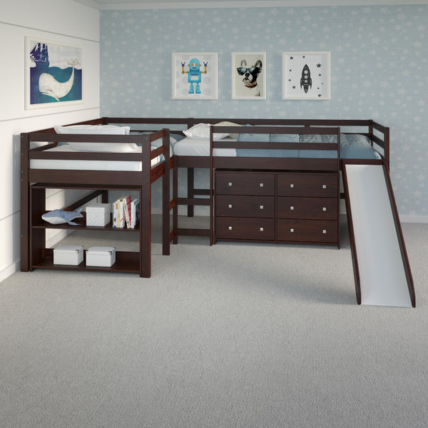 Donco Trading Company Kids Beds Loft Bed 7600-TTCP-A IMAGE 1