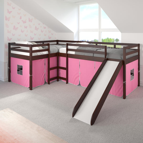 Donco Trading Company Kids Beds Loft Bed 7600-TTCP_765-TP IMAGE 1