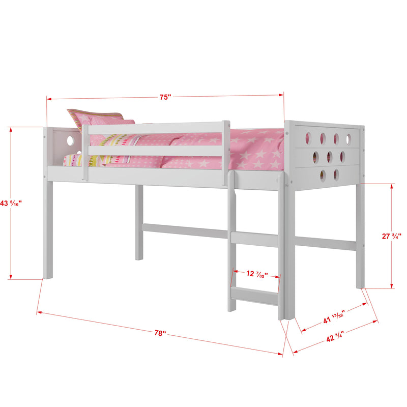 Donco Trading Company Kids Beds Loft Bed 780A-TW IMAGE 3