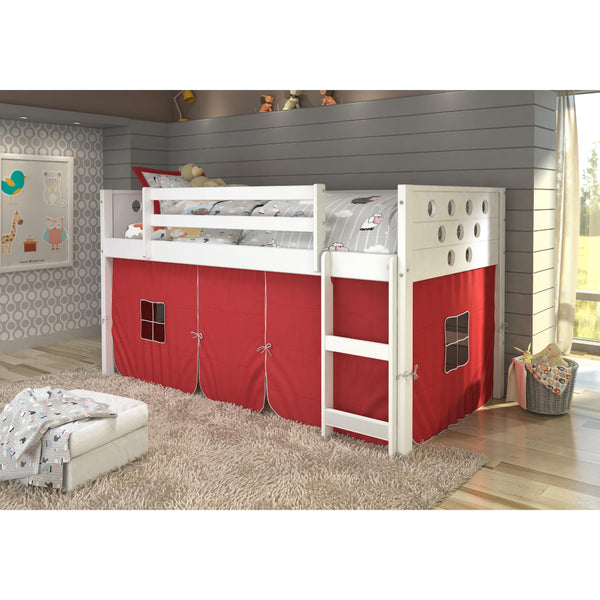 Donco Trading Company Kids Beds Loft Bed 780A-TW_750C-TR IMAGE 1