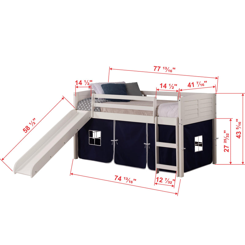 Donco Trading Company Kids Beds Loft Bed 790-ATW_750C-TB_785-W IMAGE 2