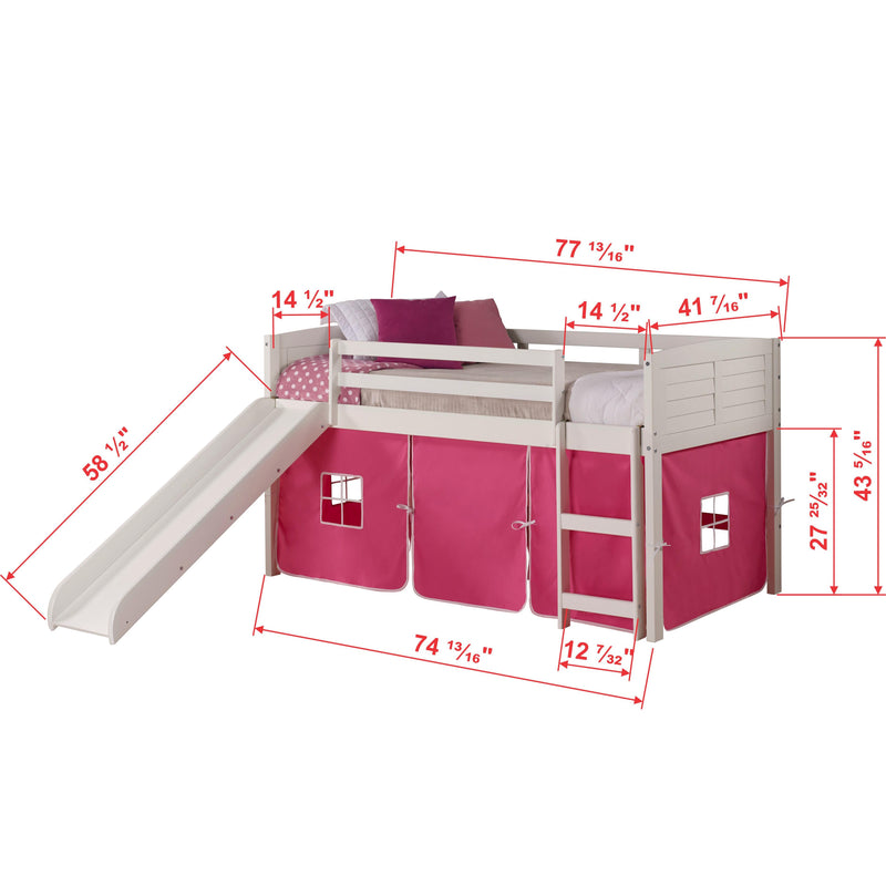 Donco Trading Company Kids Beds Loft Bed 790-ATW_750C-TP_785-W IMAGE 2