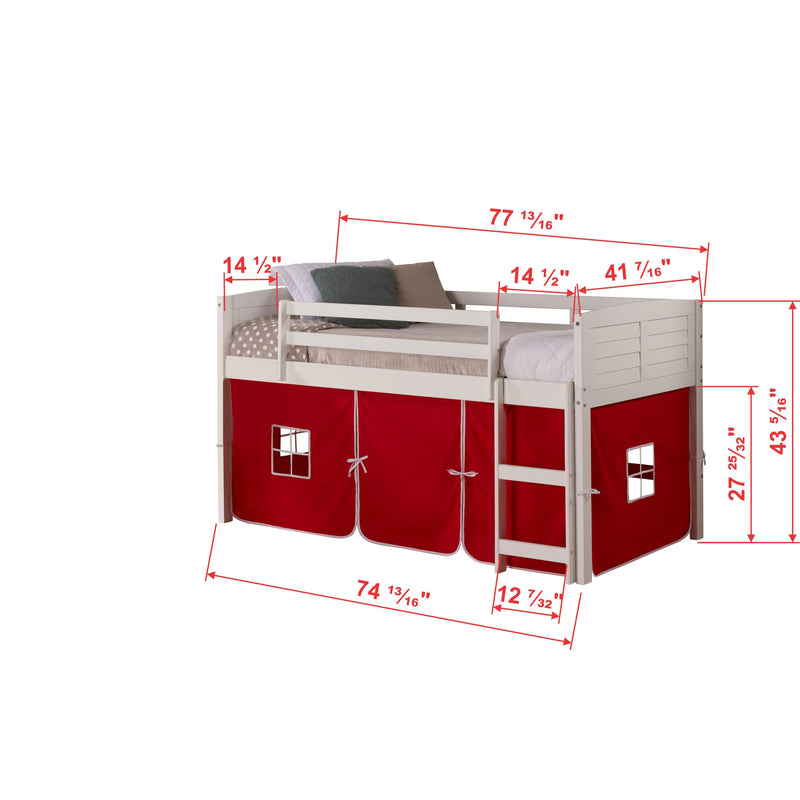 Donco Trading Company Kids Beds Loft Bed 790-ATW_750C-TR IMAGE 2